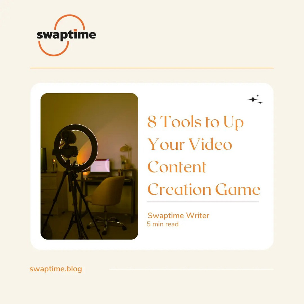 An image depicting 8 Tools to Up Your Video Content Creation Game