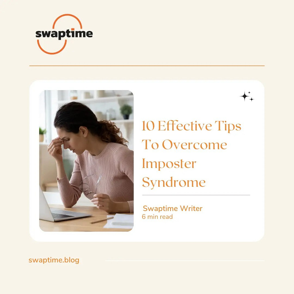 An image depicting 10 Effective Tips To Overcome Imposter Syndrome